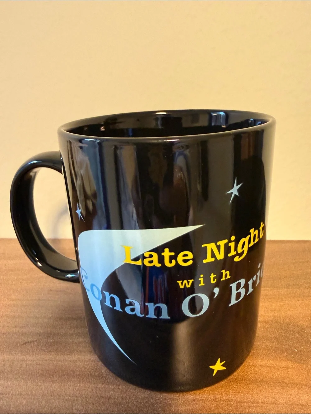 Late Night with Conan O'Brien Black Promotional Mug